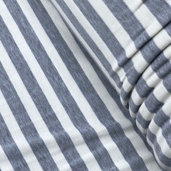 Stripe Knit Fabric Etsy