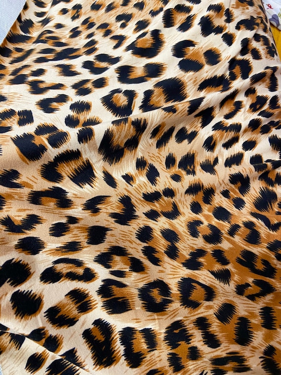 MEOKIM Women's Leopard Print Sweater Y2K Leopard Print