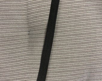 3/4 inch black braided elastic, elastic, black wide elastic, wide braided elastic, elastics, notions