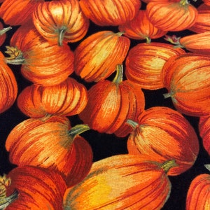 Cotton Fabric Pumpkin, rust orange pumpkin quilting cotton, fall pumpkin apparel fabric, 100% cotton fabric, fall cotton fabric