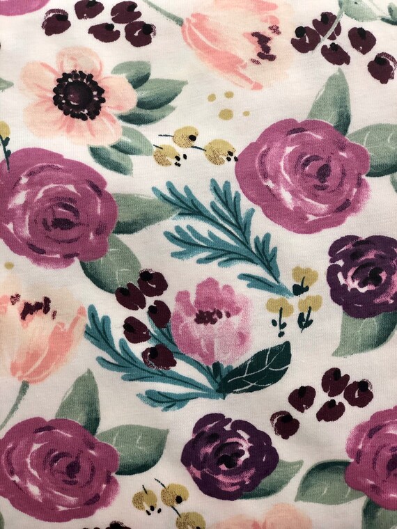 floral jersey fabric