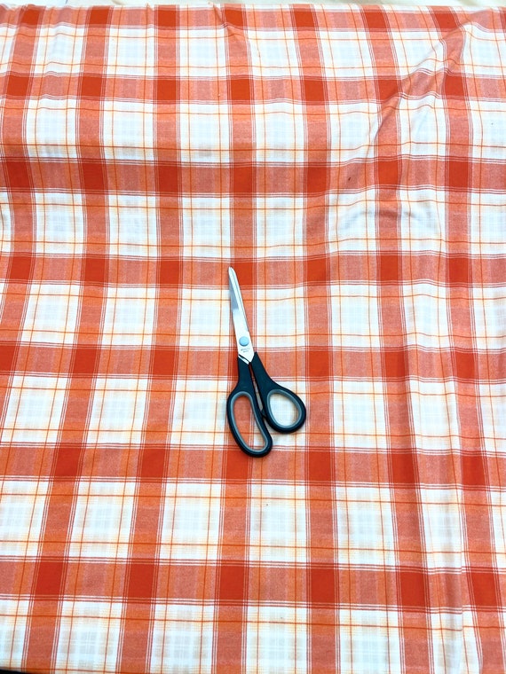 plaid jersey knit fabric