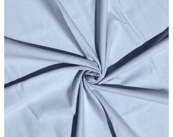 Light blue knit 10 Ounce 95 Cotton 5% Lycra jersey knit stretch fabric, sewing jersey knit, 56"-58" wide, sold by the yard