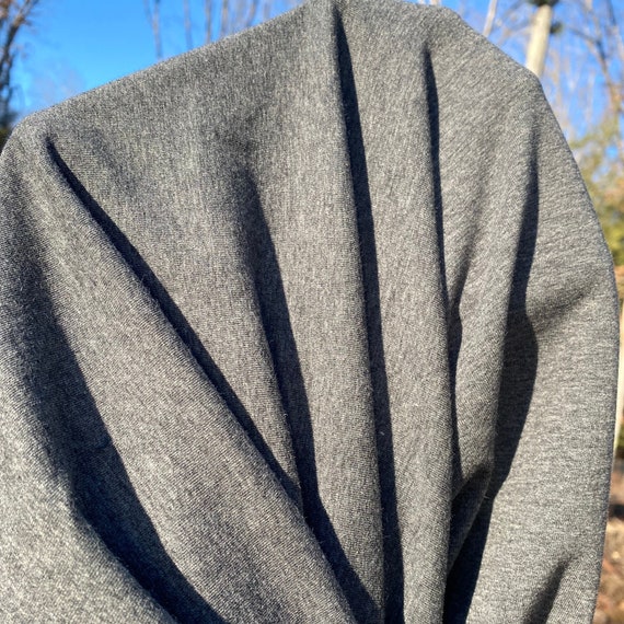 Gray Cement Jersey knit, knit stretchy  fabric, sewing Knit fabrics , 56"-58" wide, sold by the yard, cotton lycra fabric