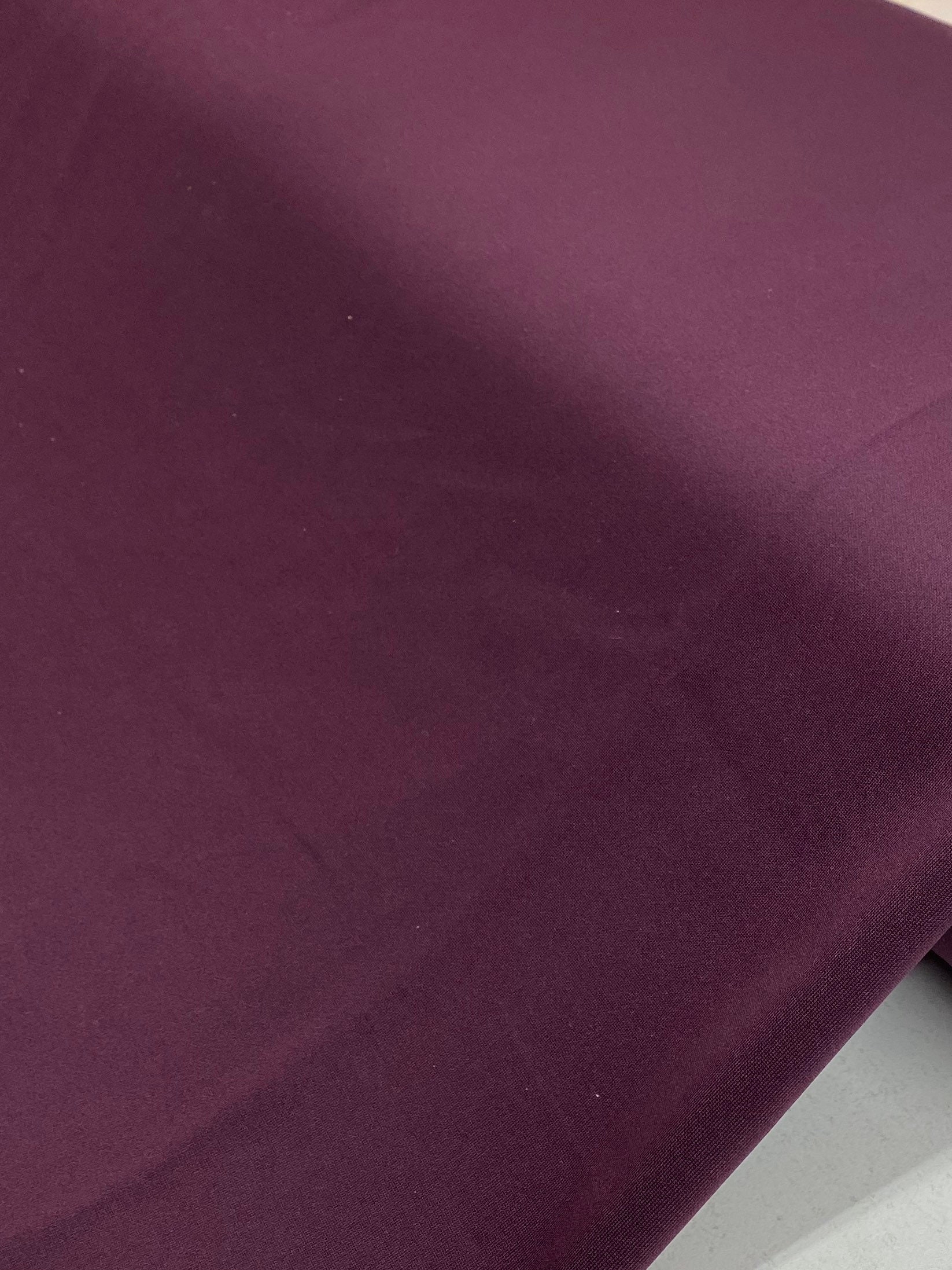 Solid Plum Purple 4 Way Stretch MATTE SWIM Knit Fabric Fabric