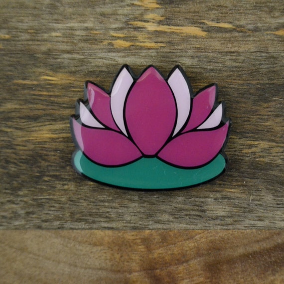Lotus Flower Badge Reel 