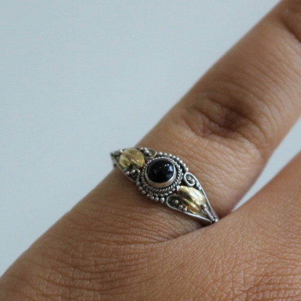 Vintage Black Onyx Ring