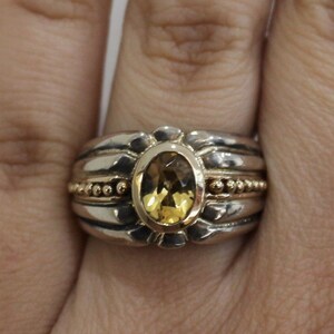 Lions Mane Citrine Ring