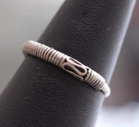 Silver Stackable Ring - image 2