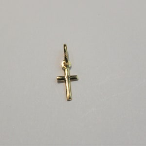 yellow gold Cross Pendant