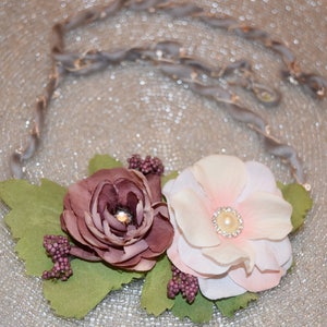 Newborn headband, Photo shoot headband, headband, Baby shower gift, Toddler headband, Silk flower headband