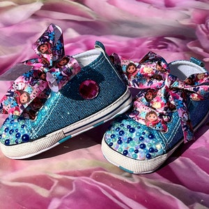 Sparkle Sneakers, Birthday Sparkle Sneakers, Cartoon Ribbon Sneakers Confetti Sneakers, Candy Sneakers, Princess Sneakers