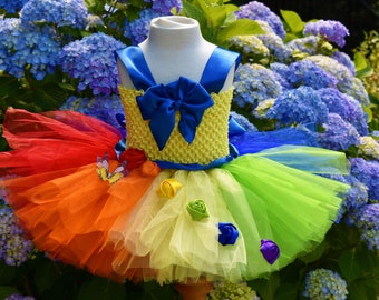 Rainbow Tutu, Rainbow Tutu Dress, Rainbow Cake Smash Dress, 1st Birthday tutu dress, Photo Shoot Dress,