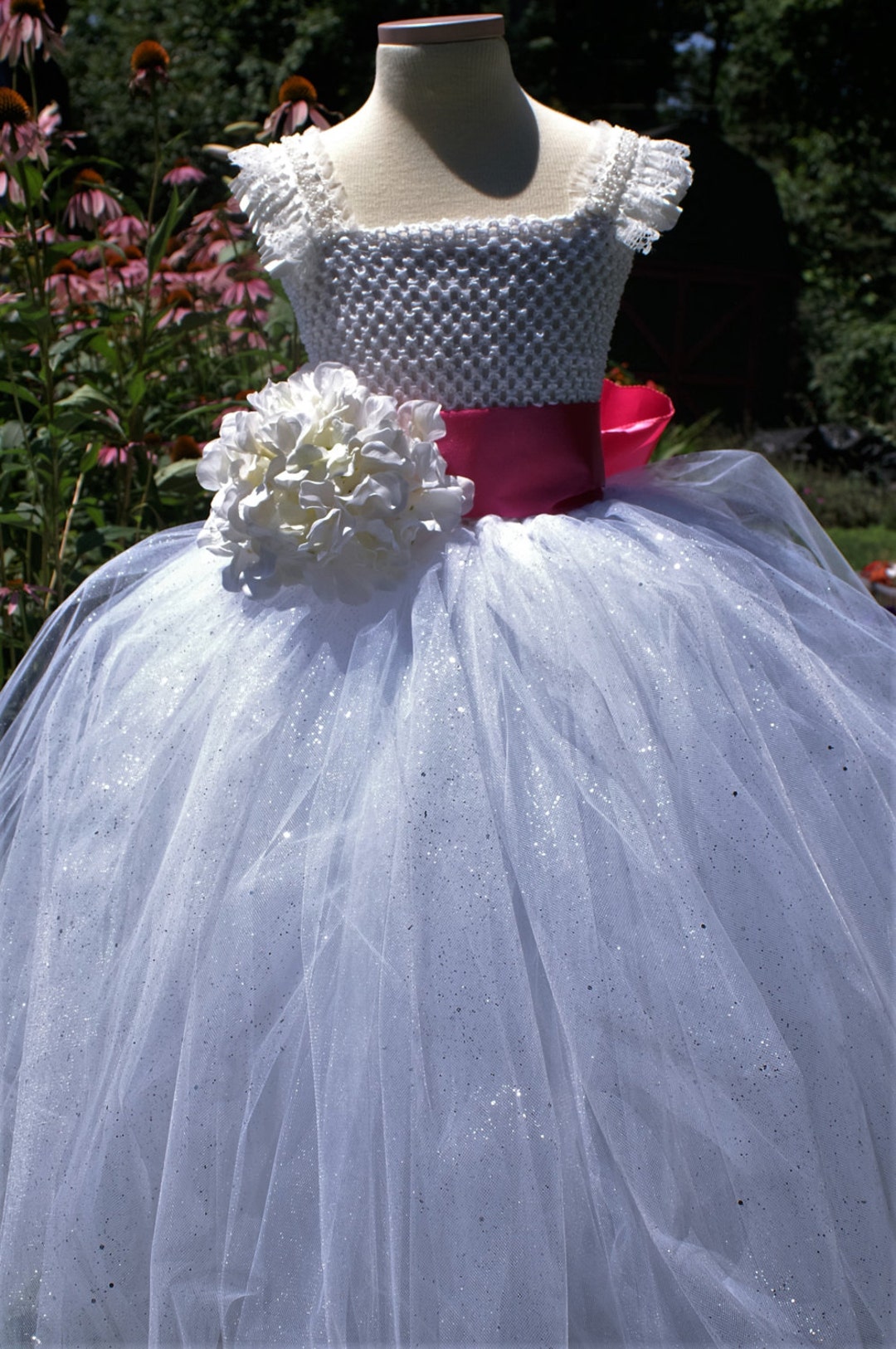 Girls Birthday Dress Flower Girl Wedding Princess Dress