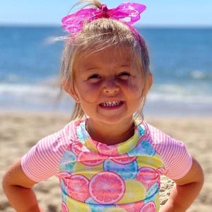 Jelly Beach Bows, Beach bows, Jelly Hair Bows, Pool Hair Bows, Waterproof Hair Bows