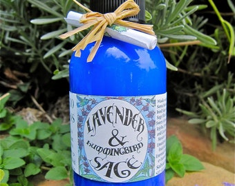 Lavender & Hummingbird Sage Lotion (Wildcrafted Pure and Genuine Fragrance Free Essential Oils)