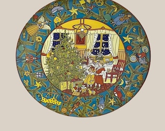 Alpine Countries Christmas in Europe Plate Villeroy and Boch