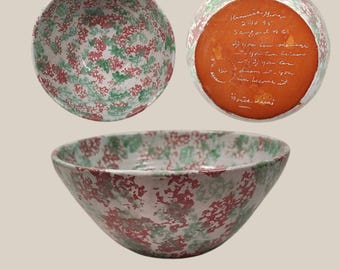 Cole Pottery Spongeware Bowls by Kenneth George