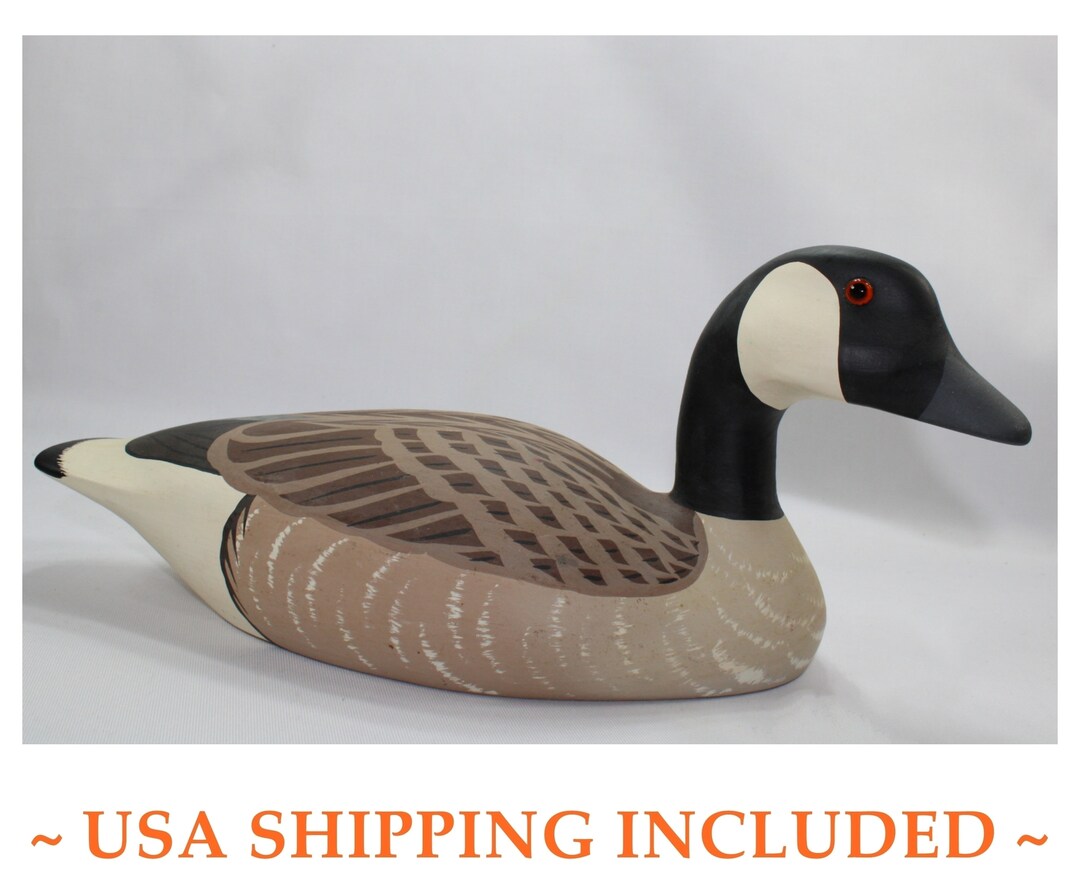 Vintage STONEY POINT DECOYS Canada Goose 1984 Signed Leonard Etsy