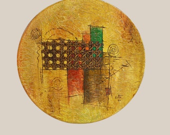 Modern Art Pottery Portuguese Wall Plate