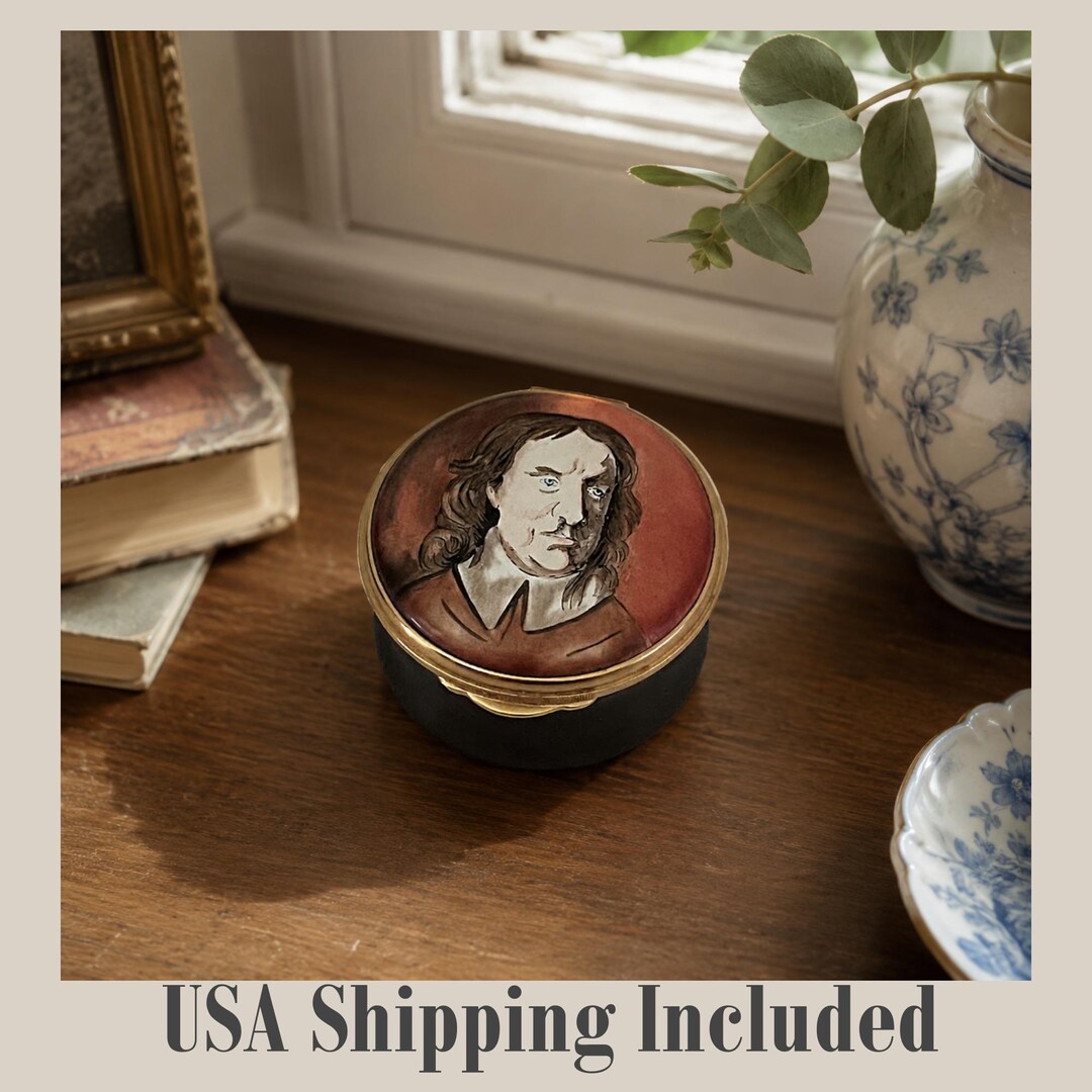 Toye, Kenning & Spencer エナメル 小物入れ Vintage English Enamel Box by Toye Kenning Spencer, Original