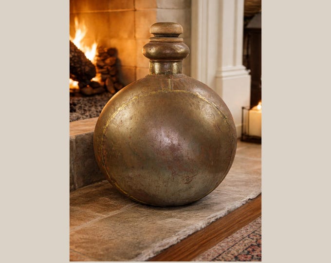 Decorative Large Brass Bottle