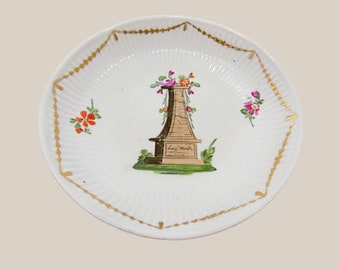 German Wallendorf Porcelain Bowl Hand Painted