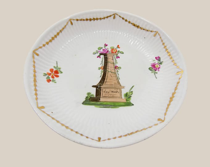 German Wallendorf Porcelain Bowl Hand Painted