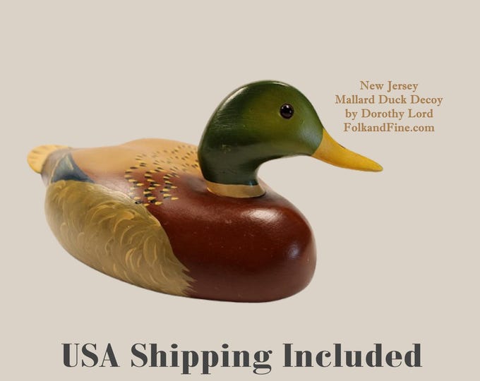 Mallard Duck Decoy by Dorothy Lord