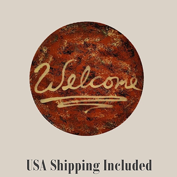 Vintage GRIS POTTERY Redware Plate Illinois