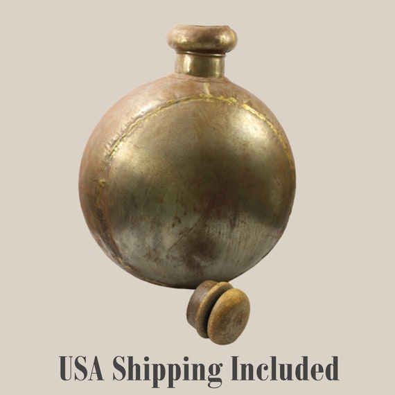 Decorative Large Brass Bottle