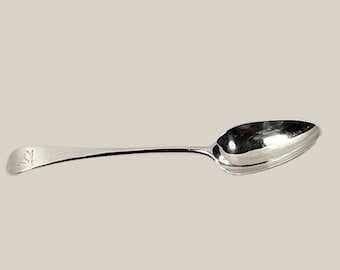 Sterling Silver Serving Spoon London England 1785