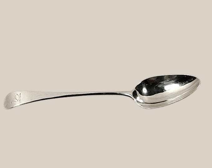 Sterling Silver Serving Spoon London England 1785