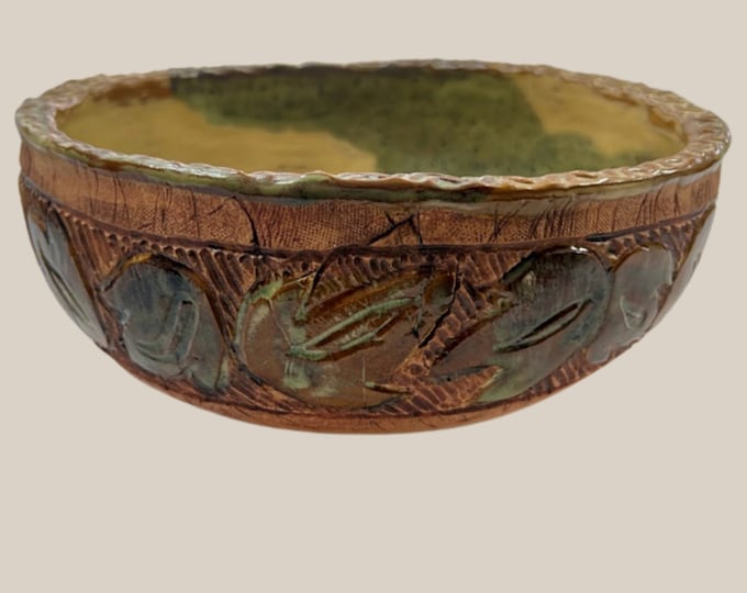 Florida Old River Run Pottery Bowl
