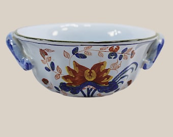 Italian Majolica Bowl Hand Painted for Tiffany and Company