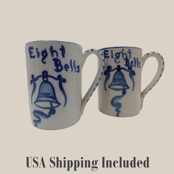 Dorchester Pottery Two Eight Bells Tall Mugs