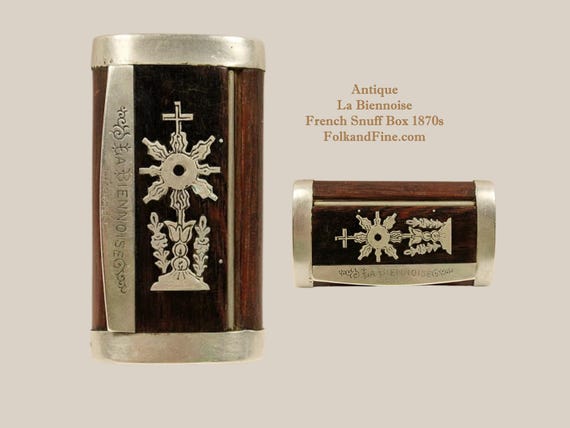 French Antique Snuffbox La Biennoise