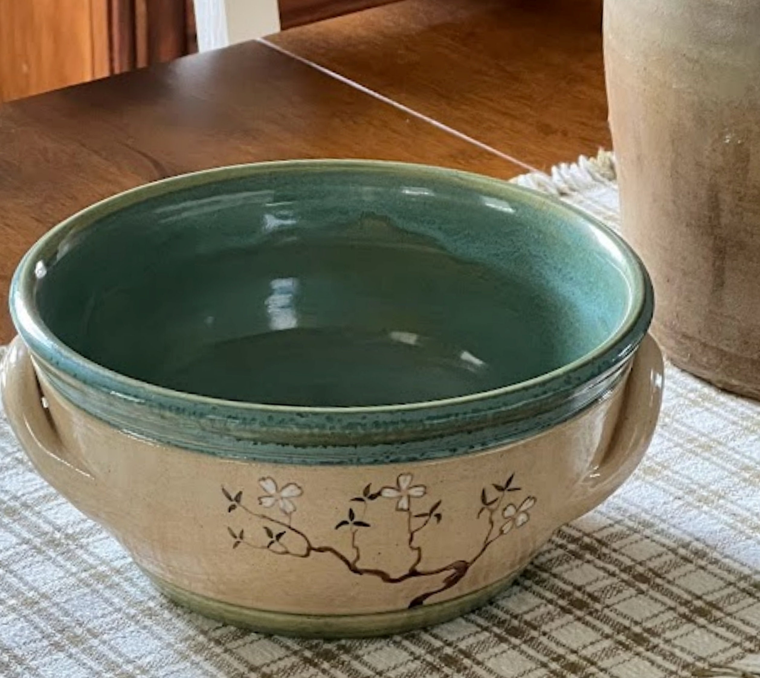 Vintage Winton and Rosa Eugene Pottery Casserole Cowpens Etsy