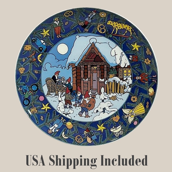 Christmas in Europe Scandinavia Plate Villeroy and Boch