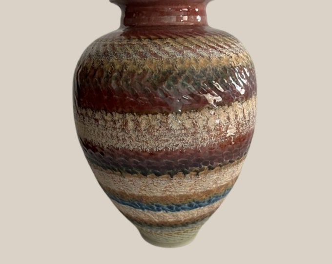 Vintage Canada Studio Pottery Vase by JOSEPH PANACCI 1995