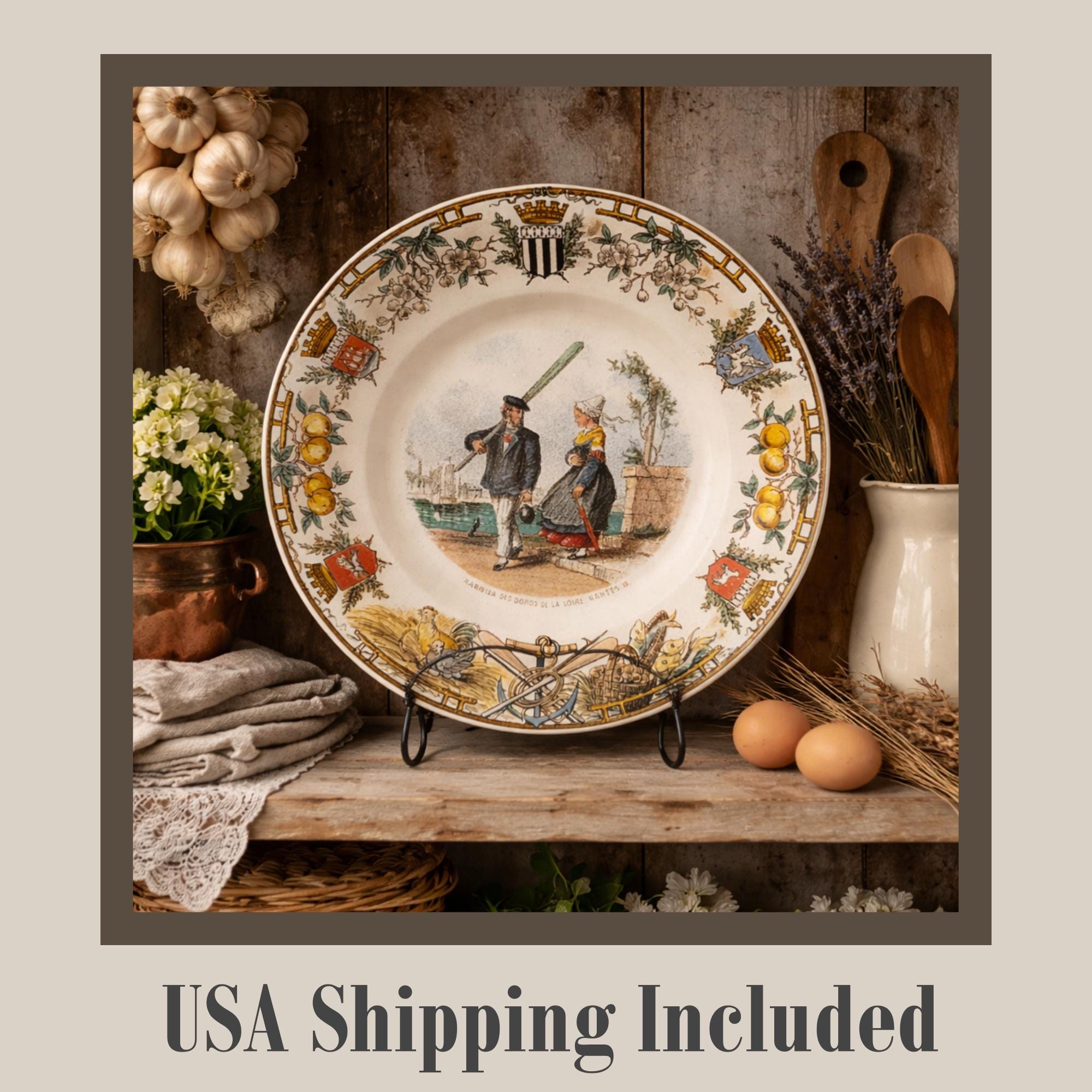 Dishes Sarreguemines France - Etsy