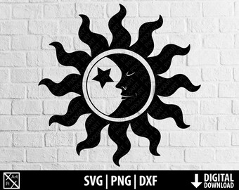 Moon Face Svg Etsy Moon Face Svg Etsy