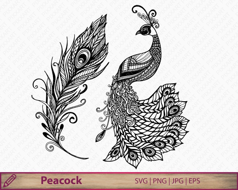 Download Peacock Svg Design Cricut Design Space Dxf Green Peacock Tail Clip Art Mandala Svg Wall Art Feathers Png Animal Peacock Zentangle Art Clip Art Art Collectibles