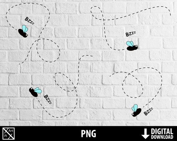Cute Flies Png, Funny Fly Clipart, Fly Cartoon, Printable Buzzing Flies,  Sublimation, Digital Download - Etsy