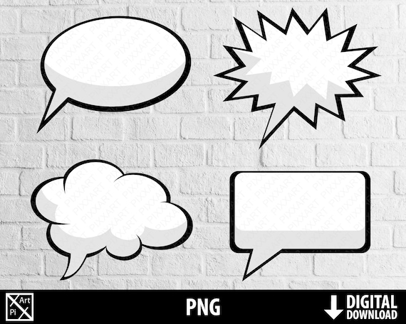 Manga Speech Bubbles message bubble png  PNGEgg