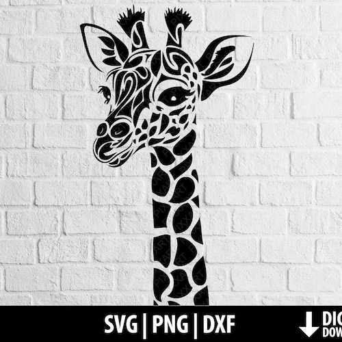 Giraffe SVG PNG DXF Pdf. Cricut Cut Files Silhouette. Jungle - Etsy