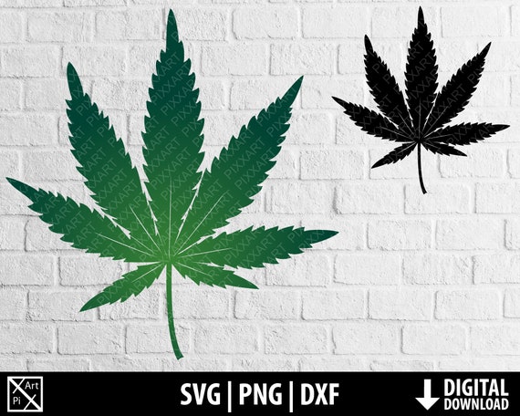 Download Weed Svg Dxf Marijuana Marihuana Clipart Cannabis Leaf Svg Etsy