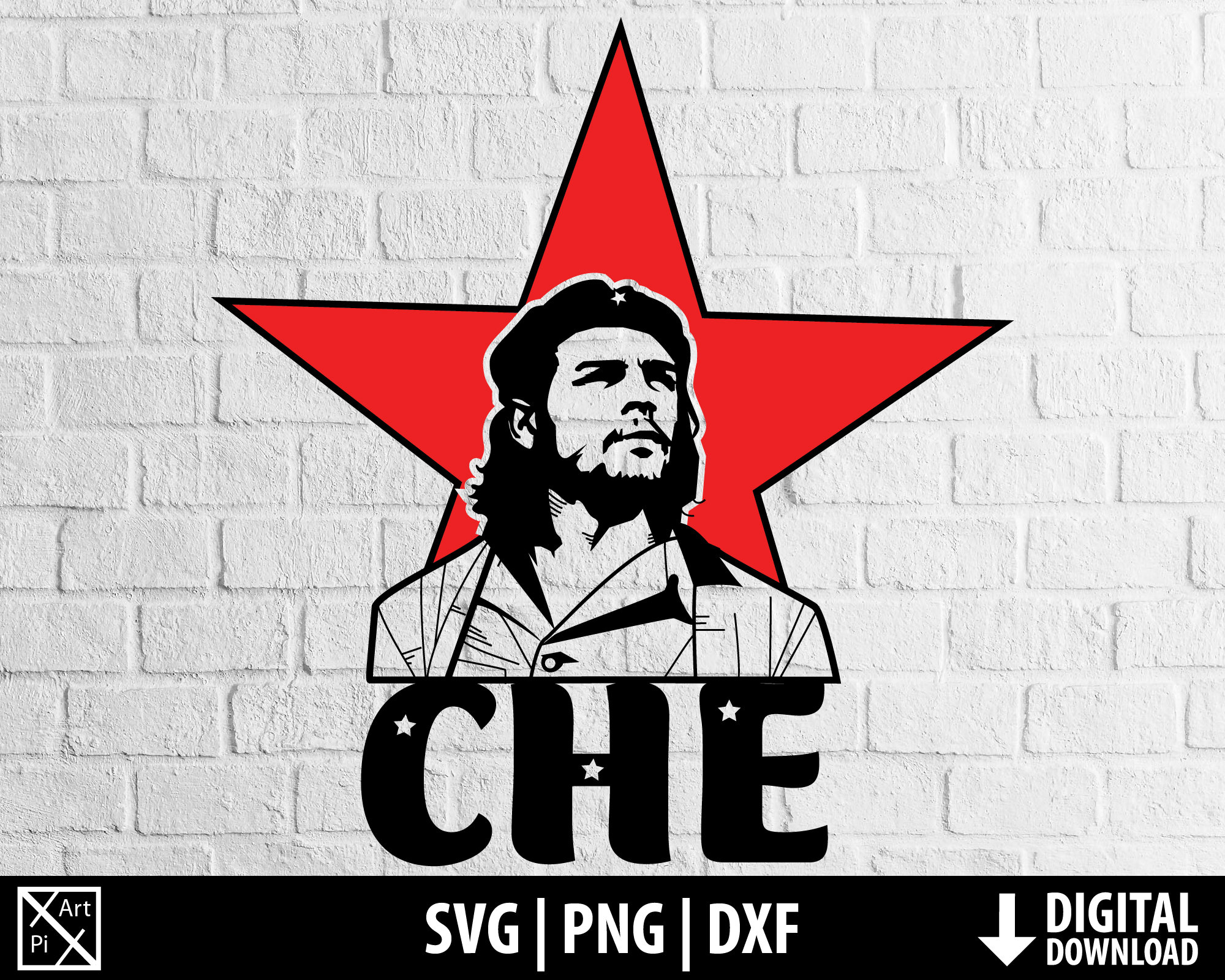 Che Guevara svg dxf png, Argentine marxist svg clipart, printable che, cut file cricut, cameo silhouette, sublimation, digital download