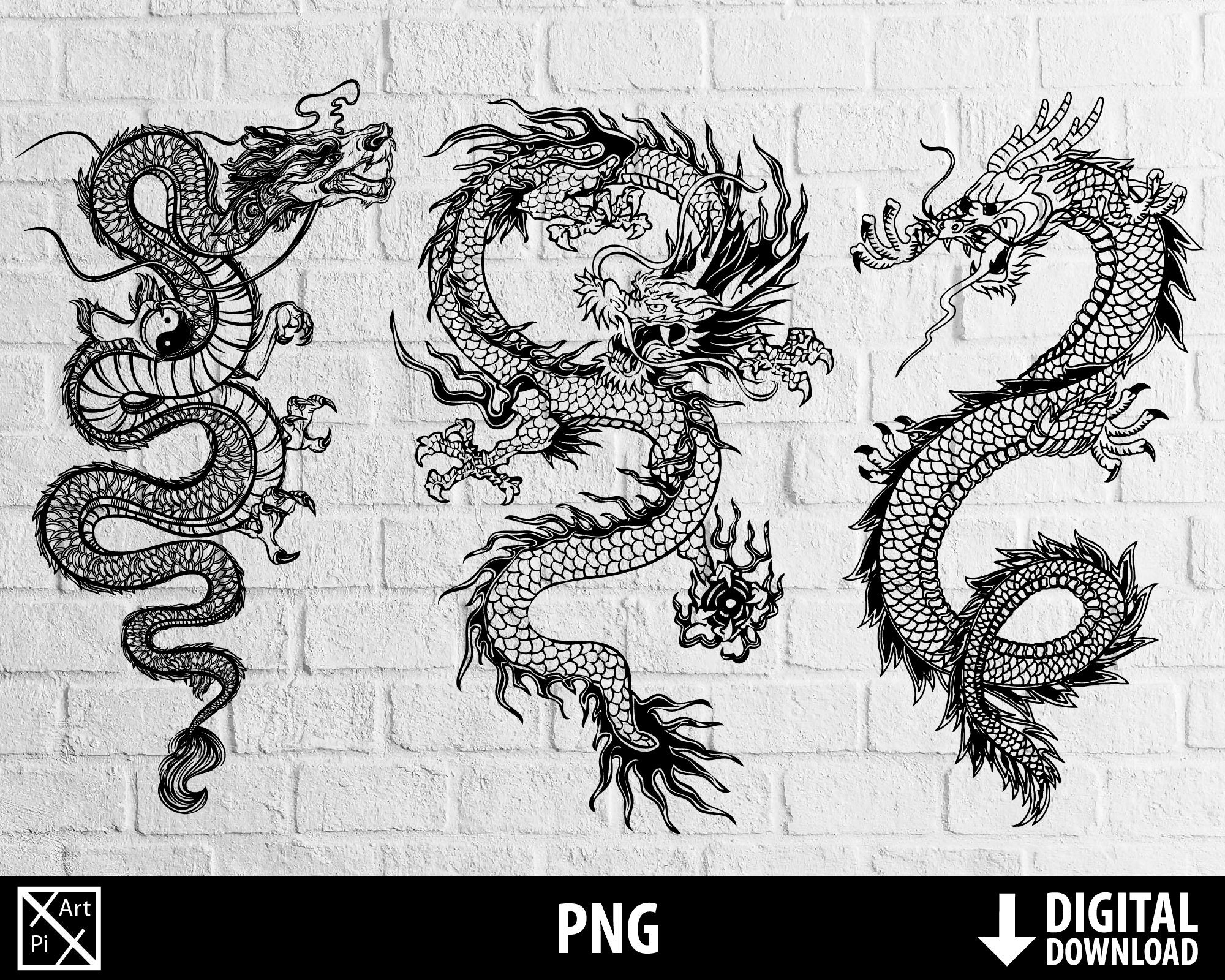 Jagua Tattoo White Dragon Stencil PNG 500x500px Dragon Black And White  Chinese Dragon Fictional Character Head