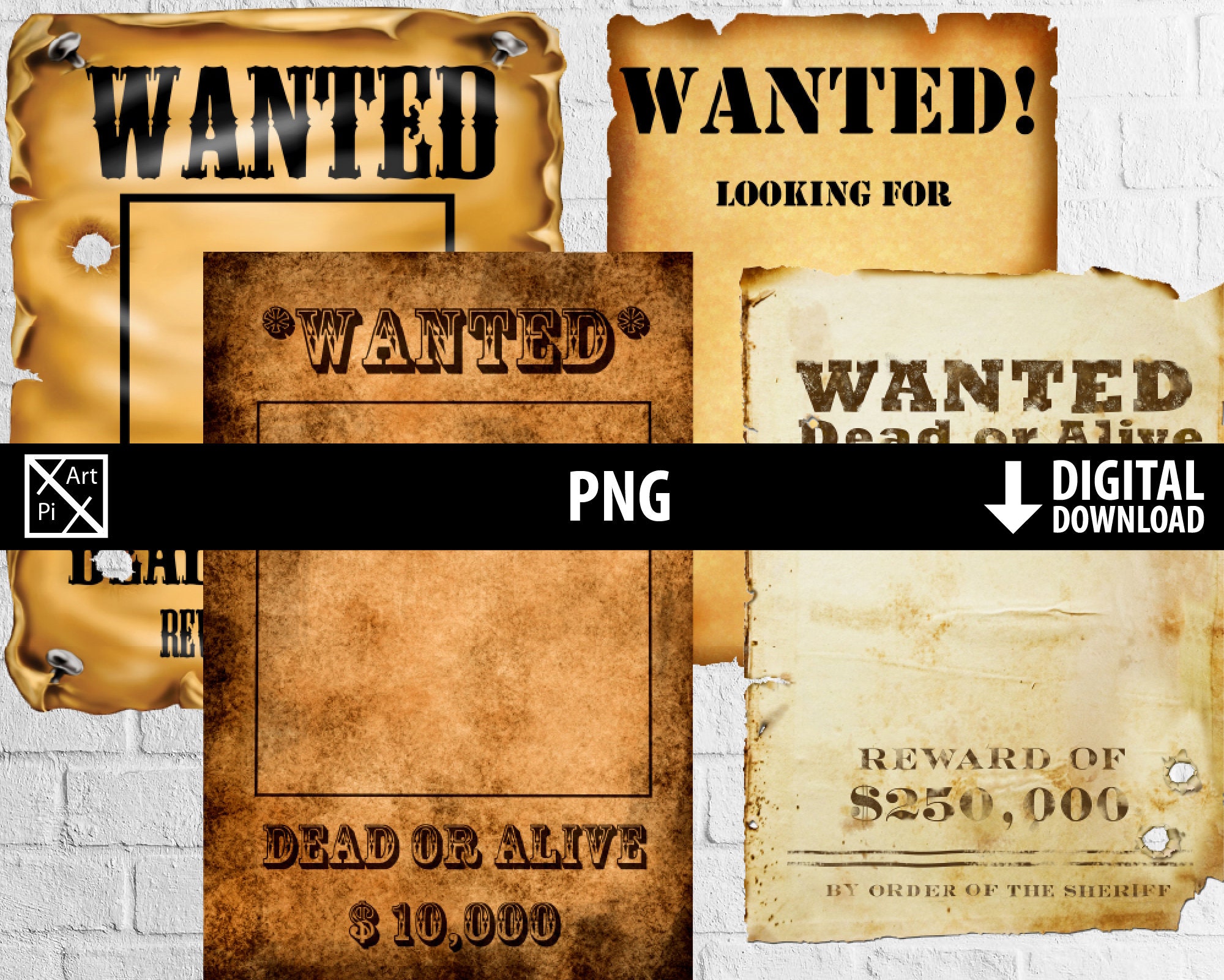 wanted reward poster template